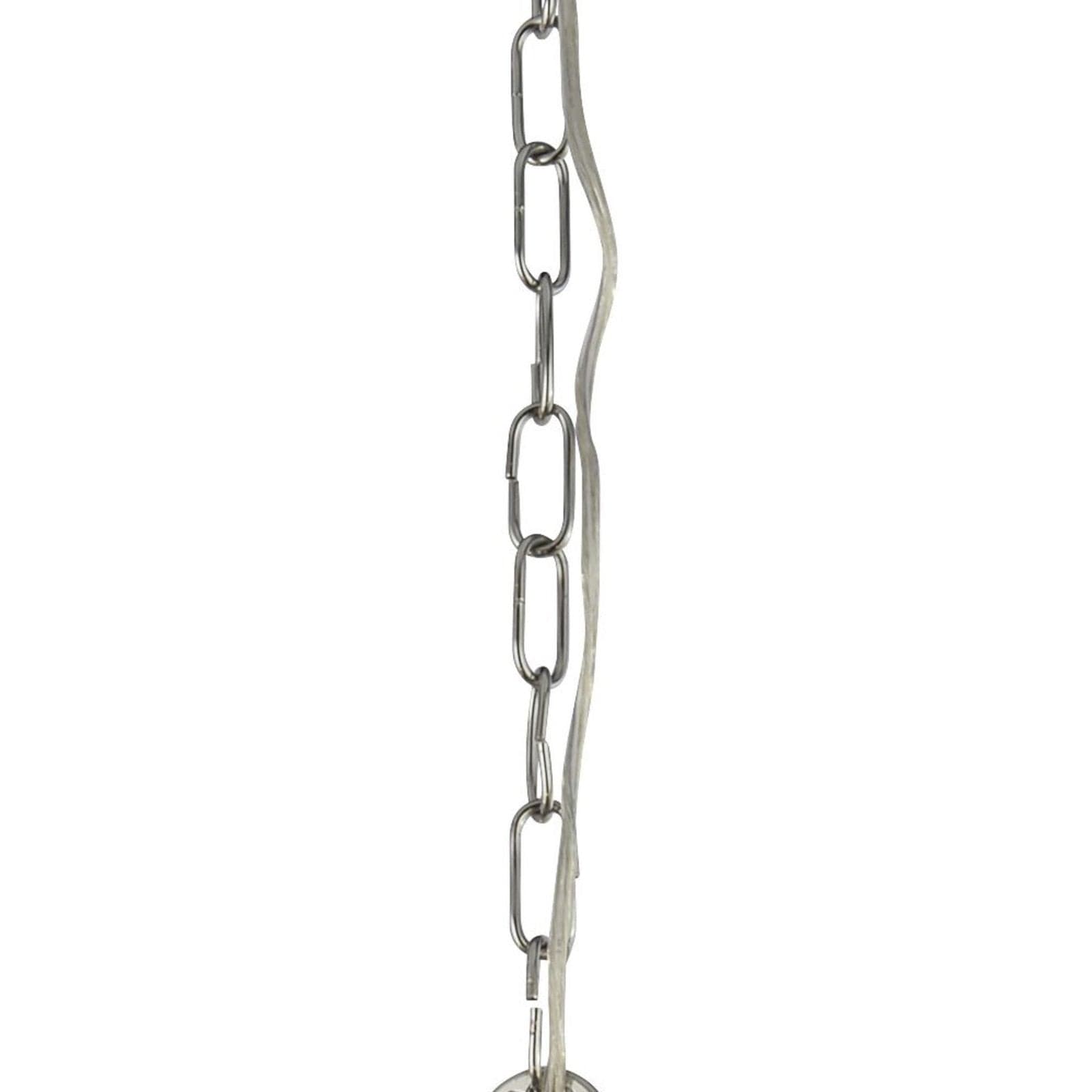 Lampadario Industrial-Nordico Ascot Acciaio Cromo 8 Luci E14 in Lampade a sospensione LuceArt - Montecorvino Pugliano, commercioVirtuoso.it