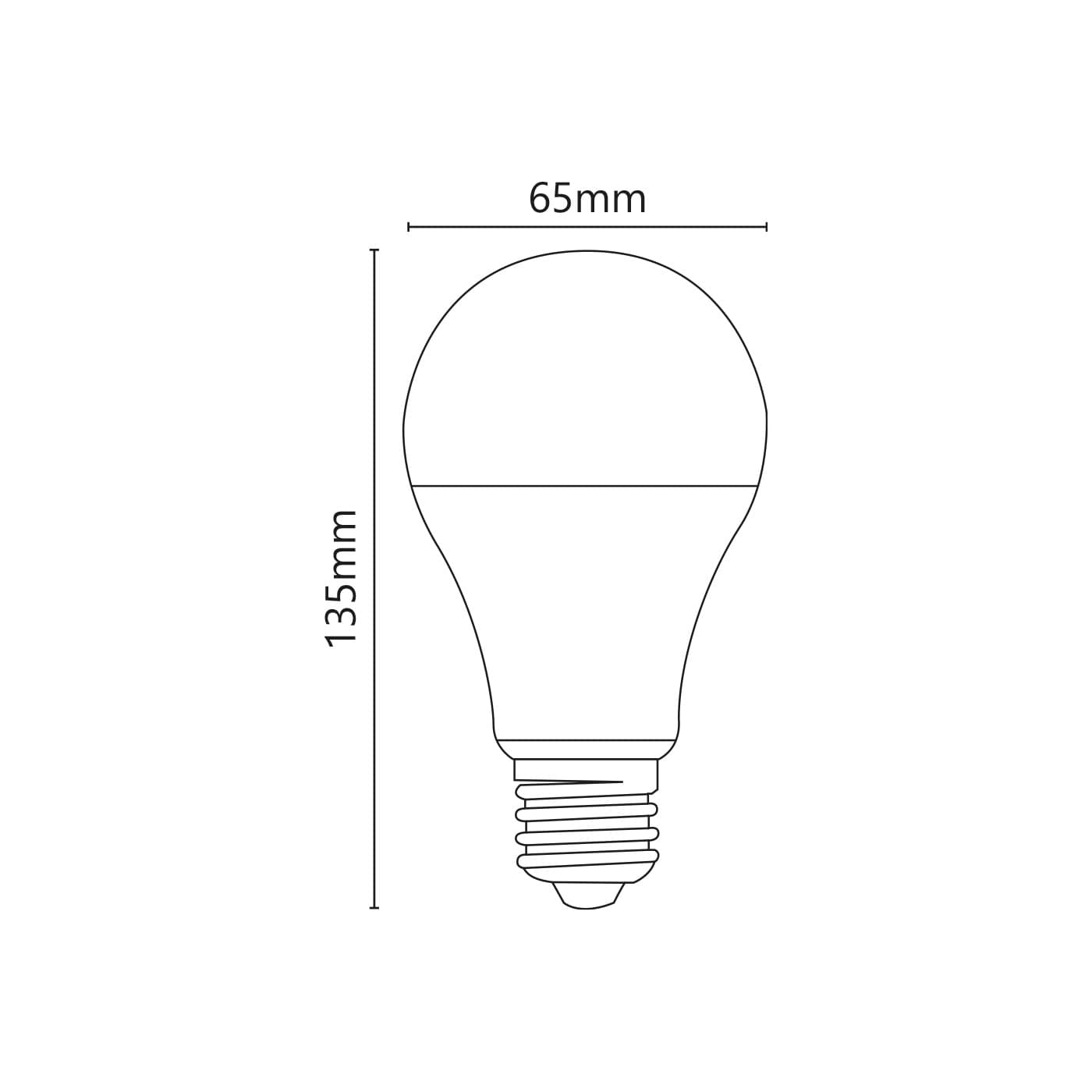 Alca Power A65 19W 175-250V 2200LM 4000K E27 lampada classica a led in Lampadine a LED Aloiserw.com - Altomonte, commercioVirtuoso.it