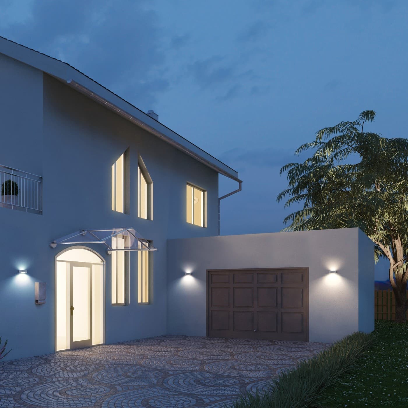 Alca Power lampada proiettore solare da parete bidirezionale 160lm in Lampade da parete Aloiserw.com - Altomonte, commercioVirtuoso.it