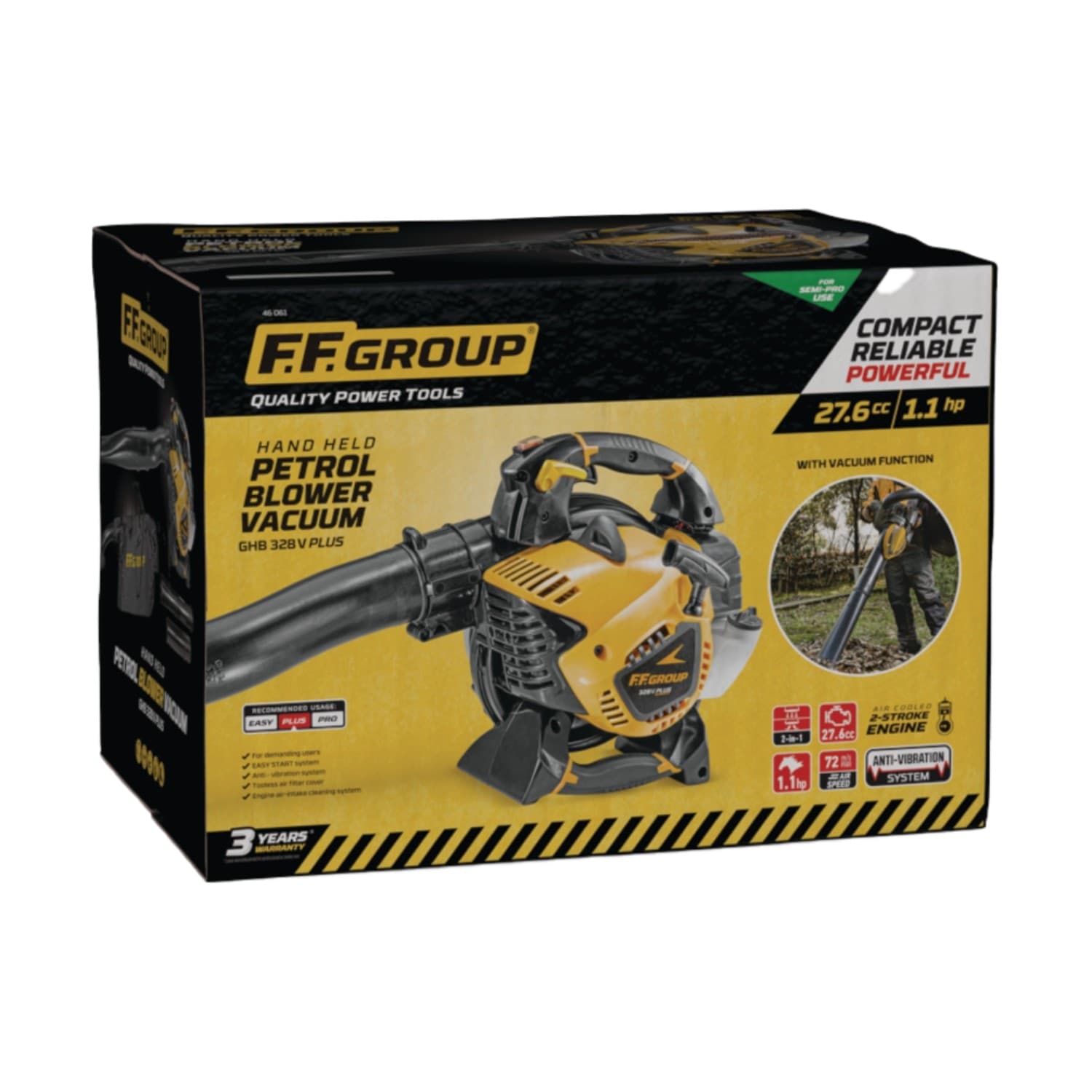 FF Group - GHB 328V PLUS Soffiatore / Aspiratore a scoppio in Aspirafoglie Aloiserw.com - Altomonte, commercioVirtuoso.it