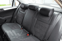 Coprisedili su misura per Volkswagen Jetta 6 (2010-2019), Leather style in Set per interni Autooggetti.it - Roma, commercioVirtuoso.it