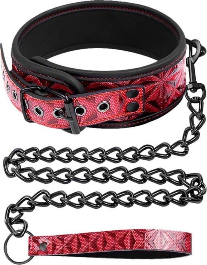 Collare Diamond Line con Cinturino Rosso in Collari standard Sexy Tentazioni - Siracusa, commercioVirtuoso.it