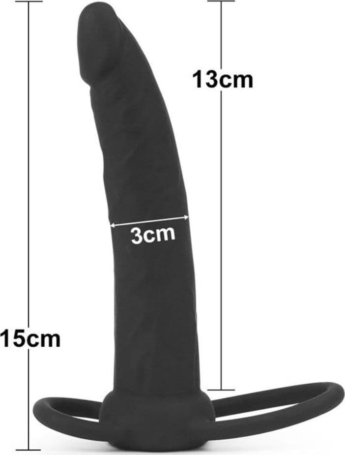 Dildo doppio indossabile Double Strap-On doppia penetrazione 15 cm in Strap-on Sexy Tentazioni - Siracusa, commercioVirtuoso.it