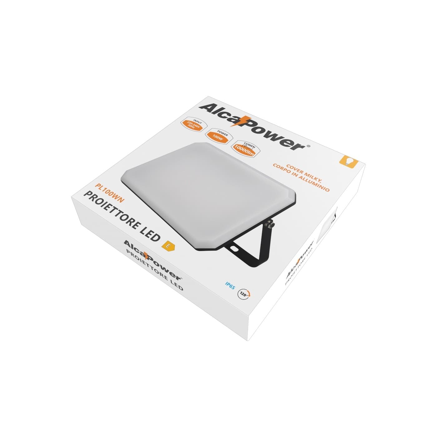 Alca Power proiettore LED 220-240V da 100W 4000K luce diurna in Proiettori Aloiserw.com - Altomonte, commercioVirtuoso.it
