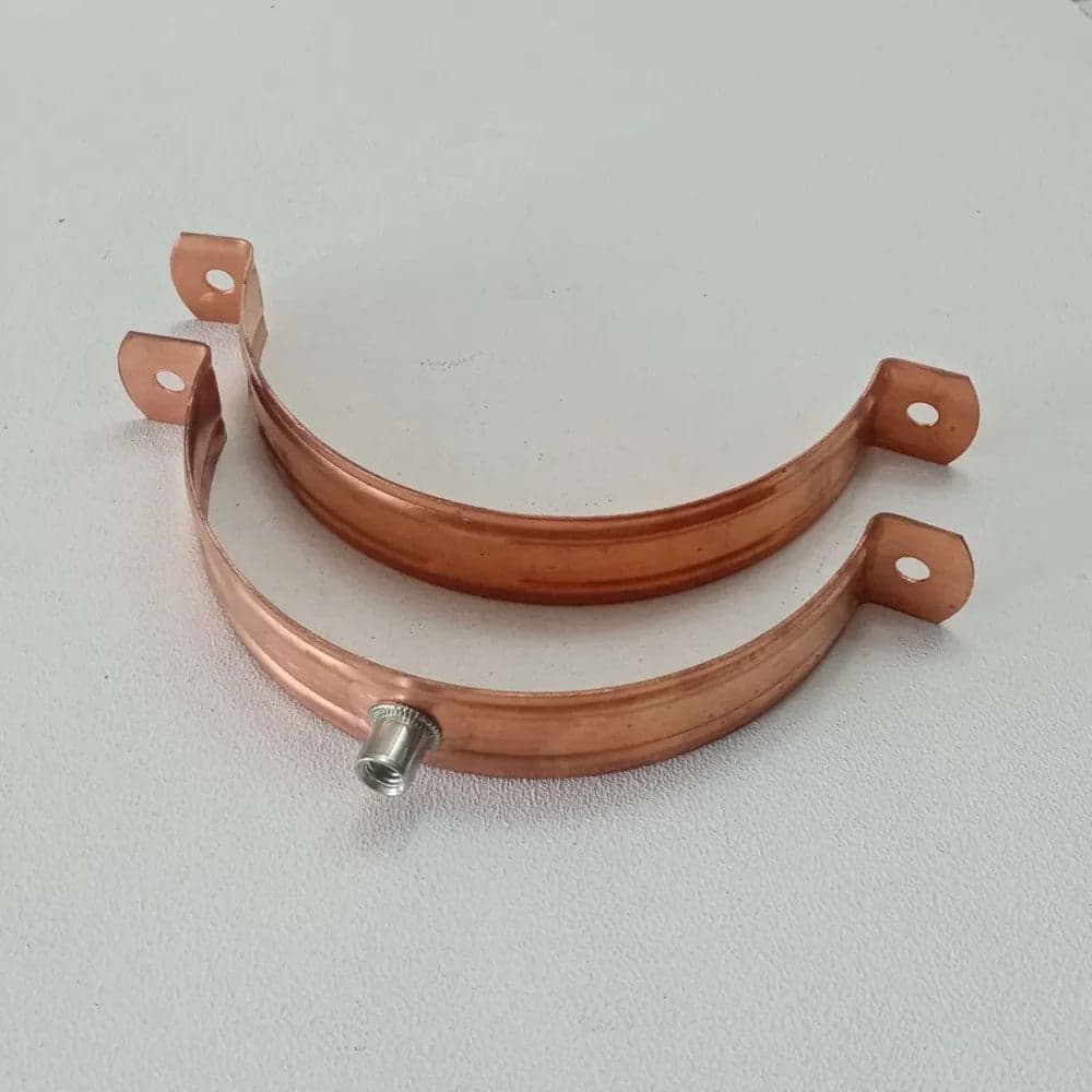 Collare in rame da 120mm per fissaggio e bloccaggio a muro in Golfari Aloiserw.com - Altomonte, commercioVirtuoso.it