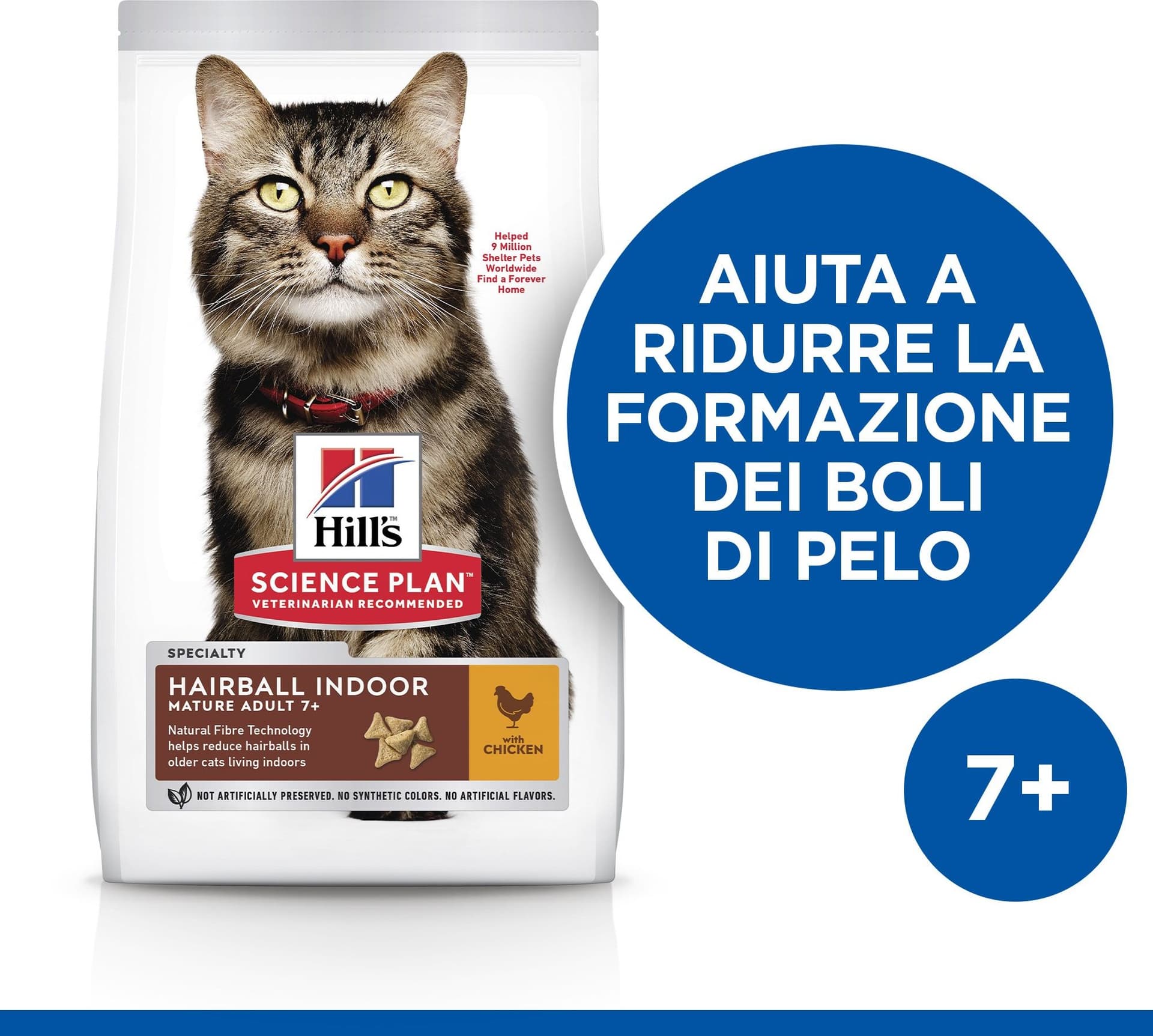 Hill's Hairball Indoor secco Gatti Mature pollo 1,5 kg in Secco 101 Market - Poggibonsi, commercioVirtuoso.it