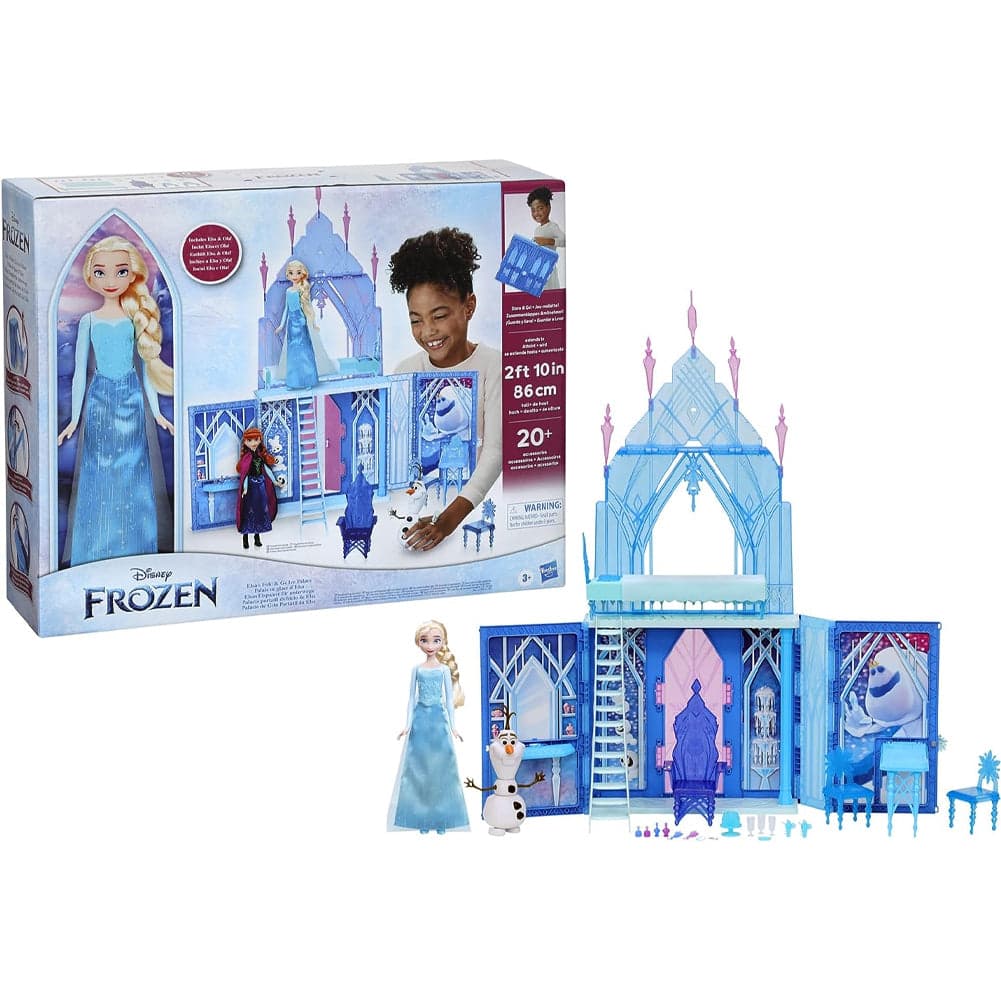 Disney Frozen Palazzo di Ghiaccio di Elsa Richiudibile Playset Gioco Richiudibile in Set di bambole e accessori Esplodia - Napoli, commercioVirtuoso.it