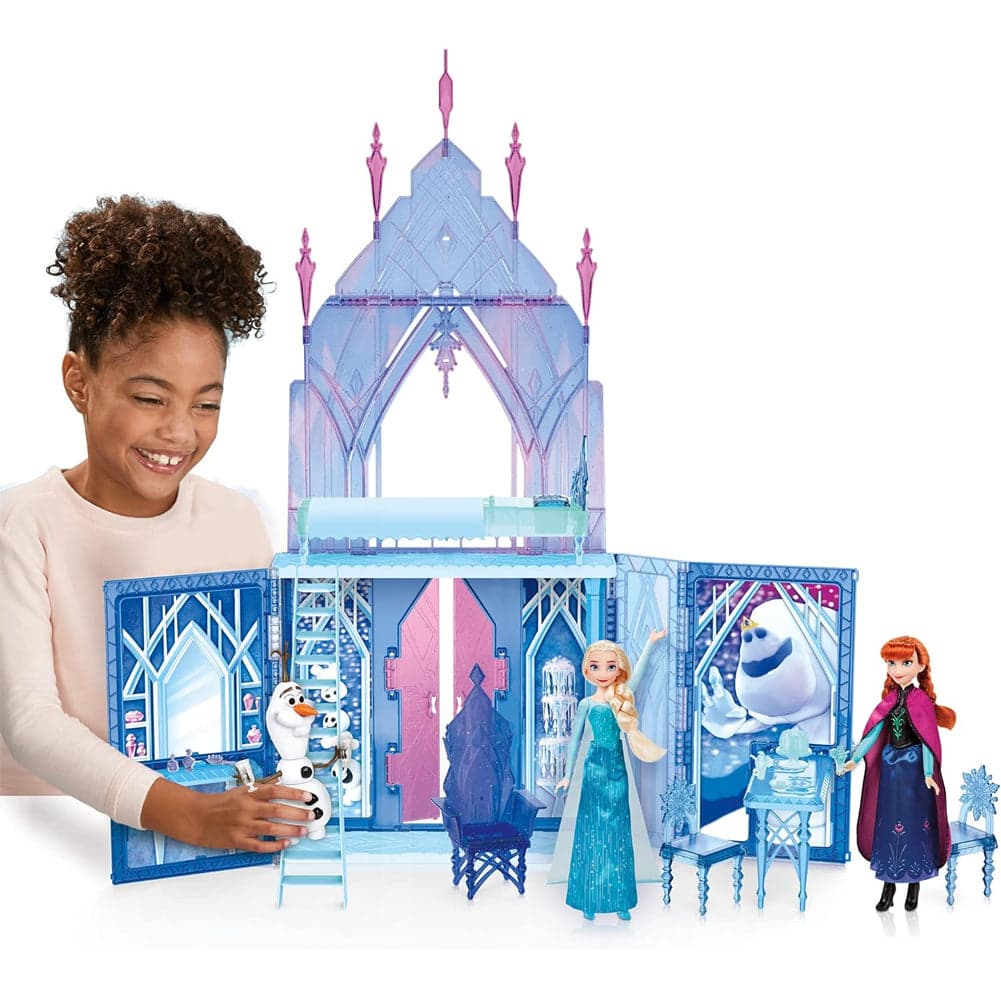 Disney Frozen Palazzo di Ghiaccio di Elsa Richiudibile Playset Gioco Richiudibile in Set di bambole e accessori Esplodia - Napoli, commercioVirtuoso.it