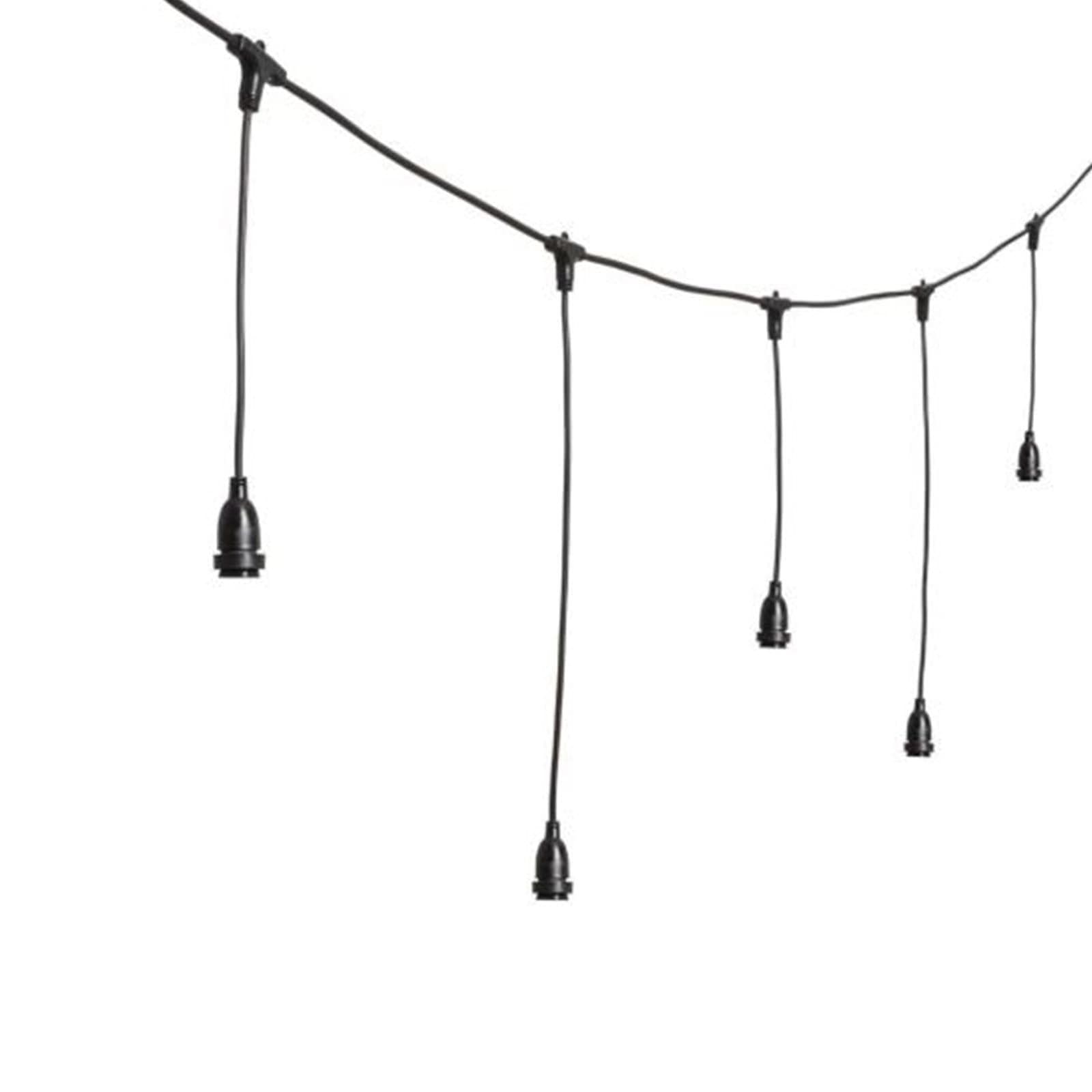 Cavo portalampada lampadina catena prolungabile 5 mt x h 70 cm esterno - 7