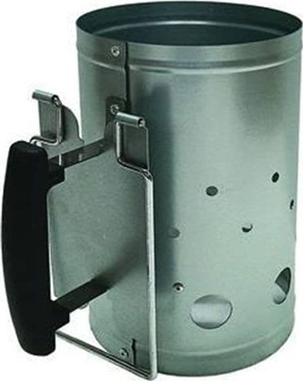 ACCENDI CARBONE BARBECUE IN ACCIAIO ZINCATO CON DOPPIA MANIGLIA cm.19,3x30h.. - in prodotto EuroStore07 - Alatri, commercioVirtuoso.it