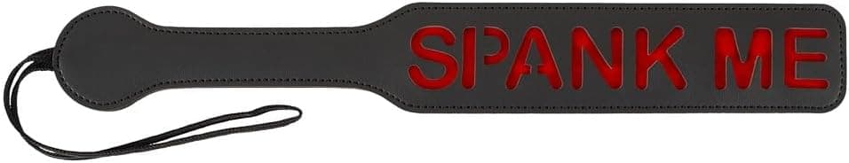Sculacciatore Spank Me paddle nero Bondage BDSM Fetish Fetish pelle spanking in prodotto Erosdom - Palmi, commercioVirtuoso.it