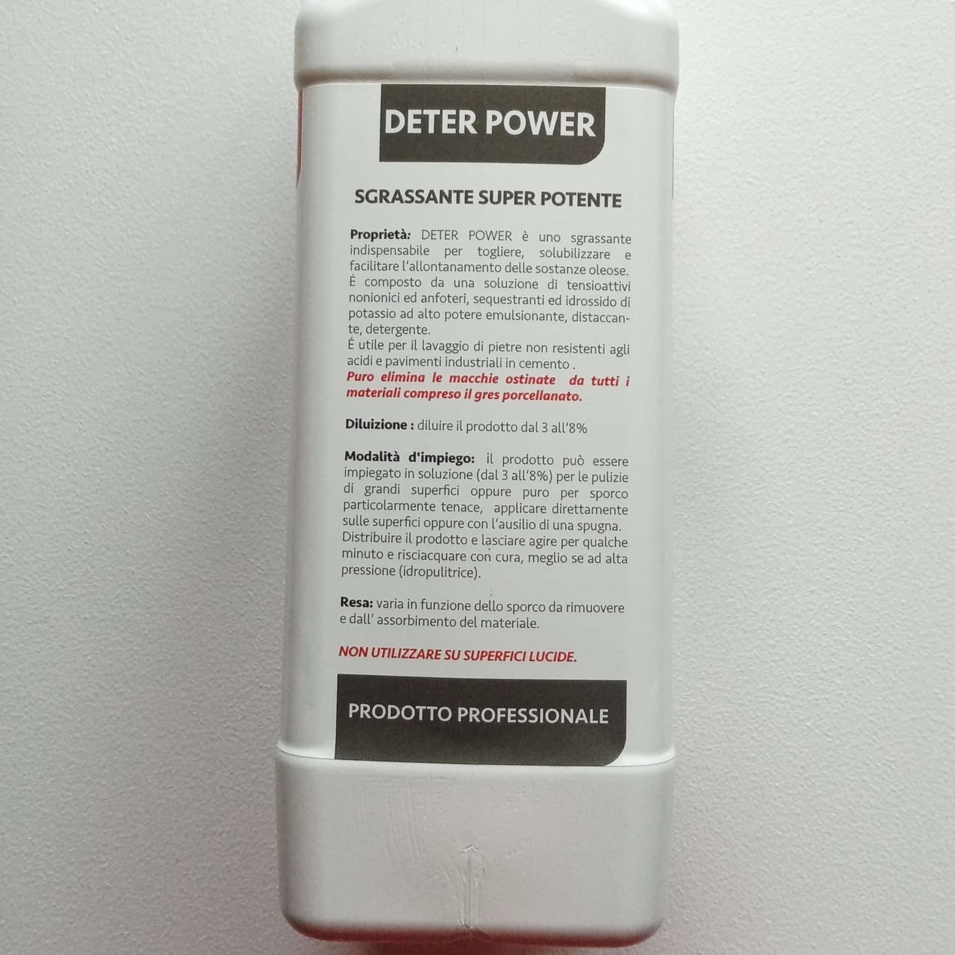 Abichem 1lt DETER POWER sgrassante super potente in Detergenti multiuso Aloiserw.com - Altomonte, commercioVirtuoso.it