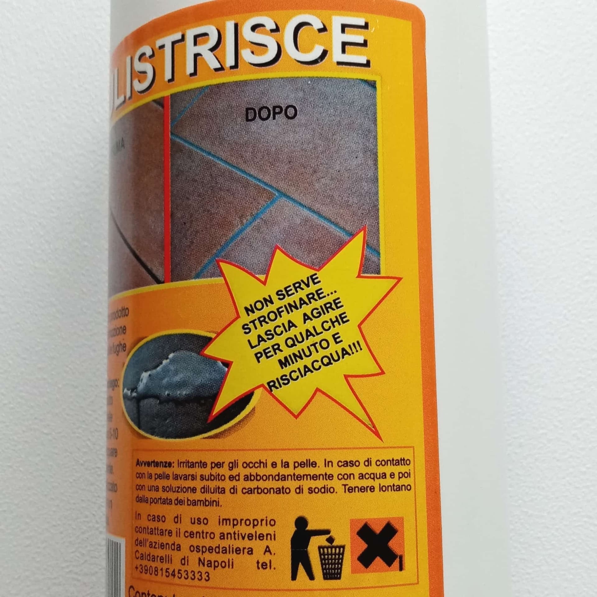 Abichem 1lt PULISTRISCE detergente per la pulizia e il rinnovo per le fughe dei pavimenti in Detergenti multiuso Aloiserw.com - Altomonte, commercioVirtuoso.it