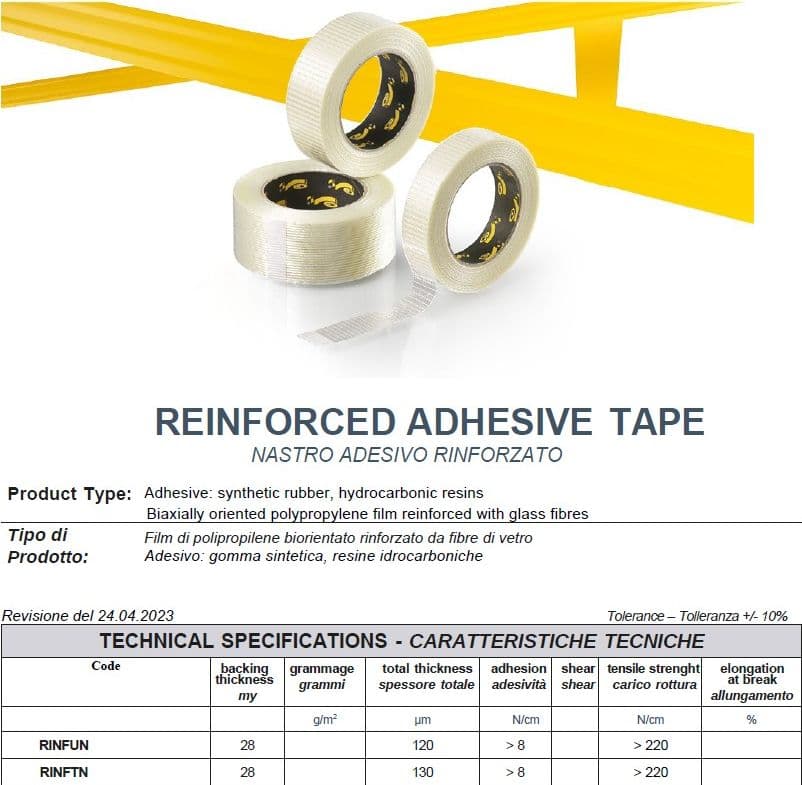 Nastro adesivo trasparente rinforzato tramato 50mm x 50mt in Nastro da imballo Aloiserw.com - Altomonte, commercioVirtuoso.it
