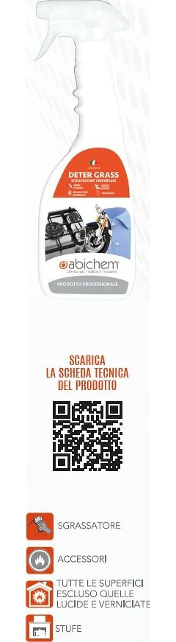 Abichem 1lt DETER GRASS sgrassatore concentrato multiuso in Detergenti per pavimento Aloiserw.com - Altomonte, commercioVirtuoso.it