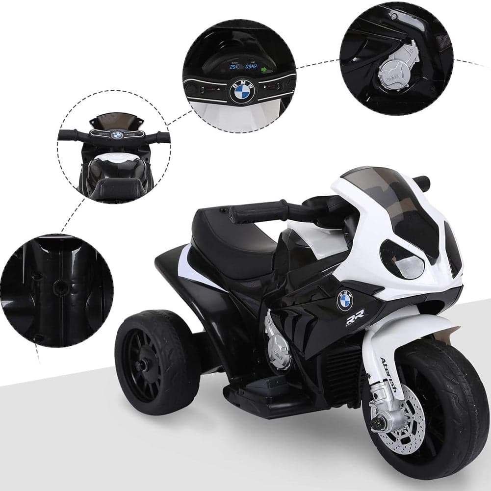 Moto Elettrica per Bambini BMW Motocicletta Gioco Luci e Suoni Nero Idea Regalo in Veicoli elettrici Esplodia - Napoli, commercioVirtuoso.it