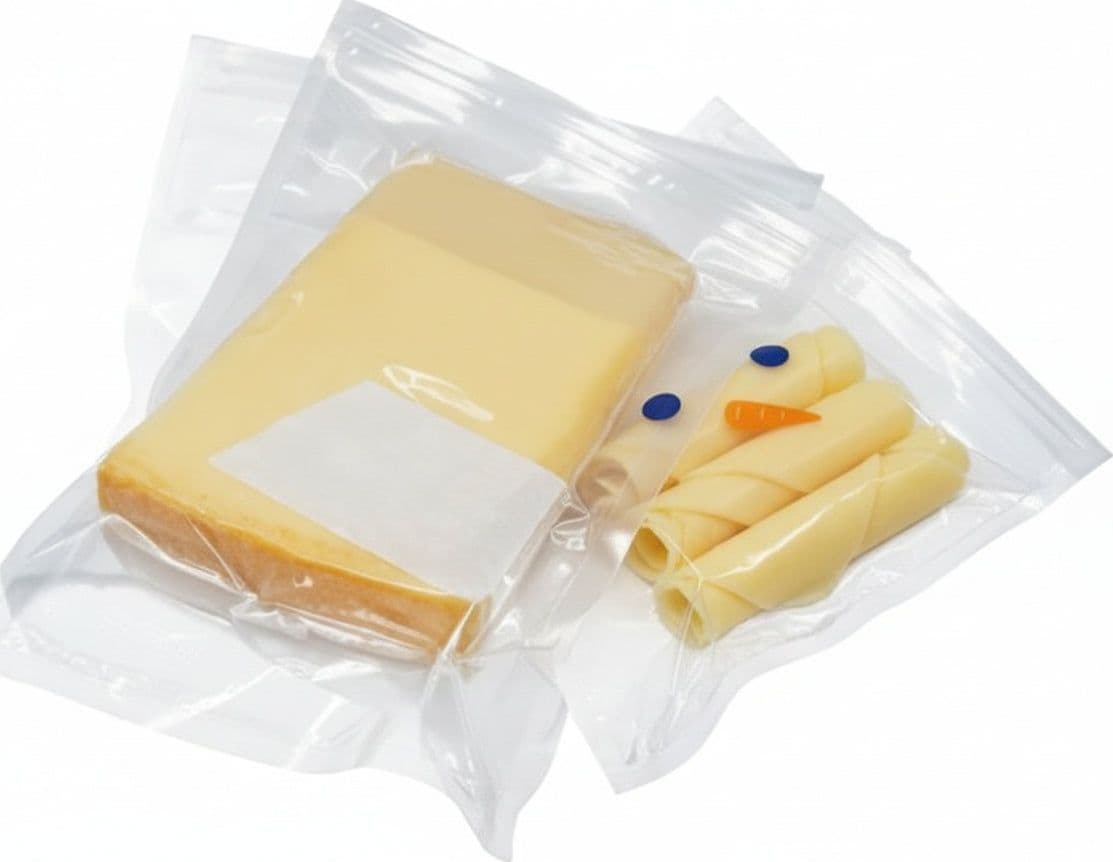 MONGARDI - 8 SACCHETTI PER SOTTOVUOTO ALIMENTI CON VALVOLA LAVABILI E RIUTILIZZABILI MISURE ASSORTITE