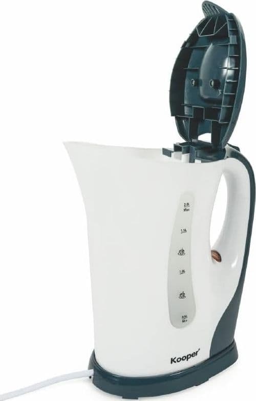 Bollitore elettrico "Billo" con base riscaldante, Capacità da 2 Litri in Grattugie La Zappa - Altamura, commercioVirtuoso.it