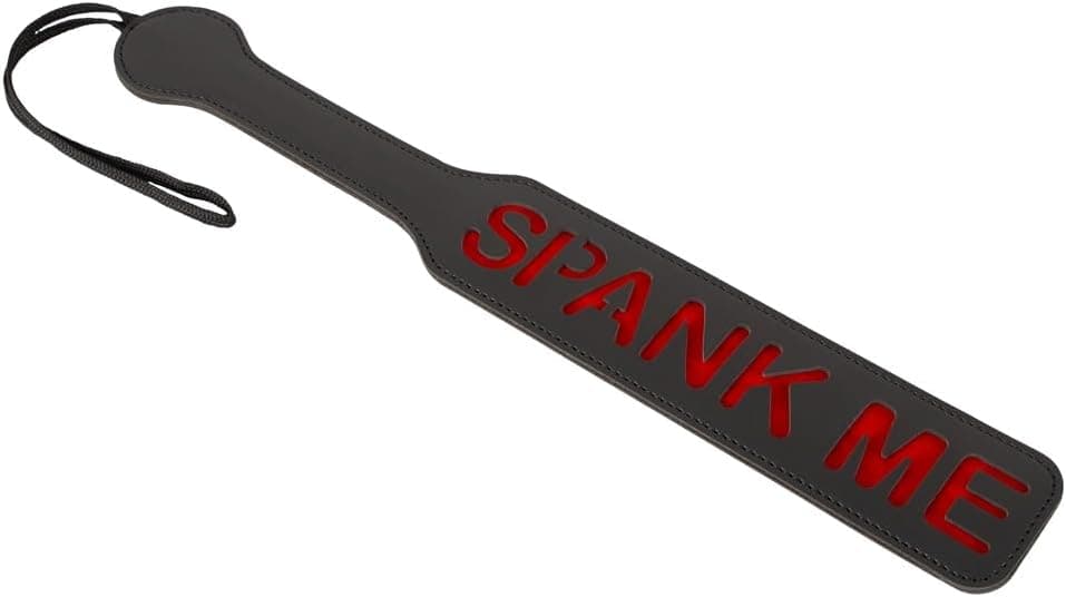 Sculacciatore Spank Me paddle nero Bondage BDSM Fetish Fetish pelle spanking in prodotto Erosdom - Palmi, commercioVirtuoso.it