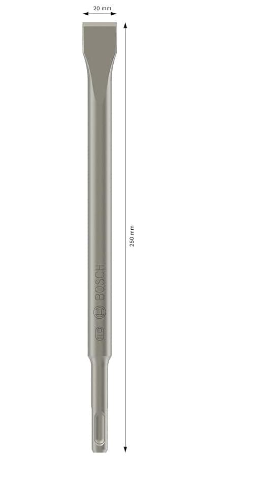BOSCH - SCALPELLO PIATTO SDS PLUS 250X20 mm 2608690144 in Punte SDS Stockdoc - Terni, commercioVirtuoso.it