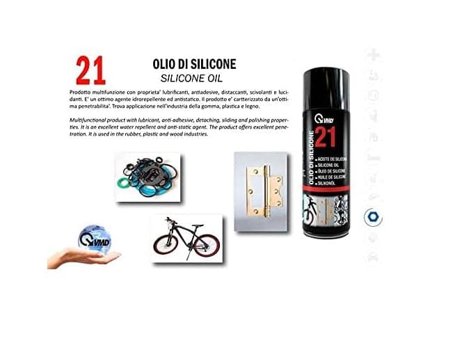 VMD - 21 OLIO SILICONE SPRAY ML 400 in Lubrificanti Stockdoc - Terni, commercioVirtuoso.it
