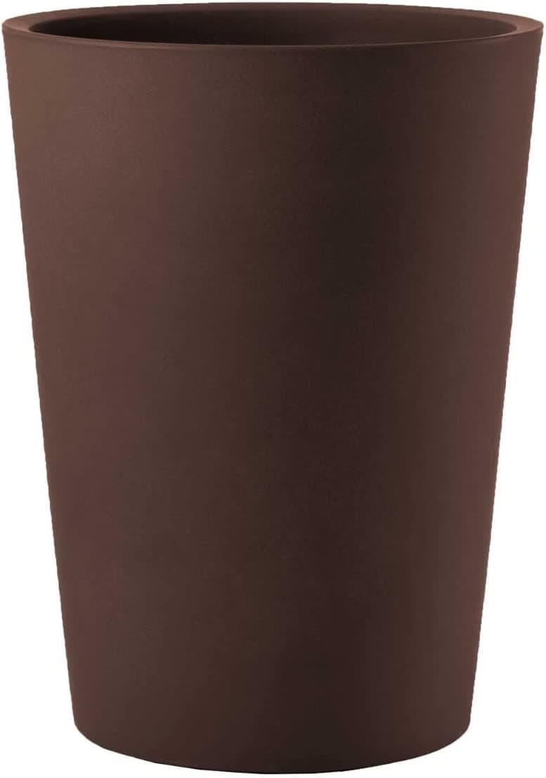 Vaso tondo alto ''Zamora Essential'' in plastica colorati da esterno per piante e fiori - 10