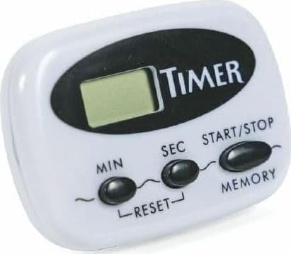 Timer da cucina con cronometro, con funzioni pausa e reset e attacco magnetico posteriore in Grattugie La Zappa - Altamura, commercioVirtuoso.it
