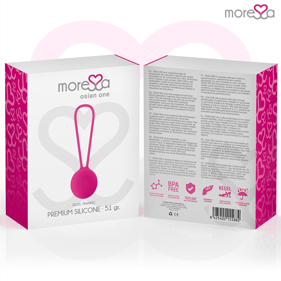 MORESSA - OSIAN ONE PREMIUM SILICONE ROSA in prodotto Desideria Shop - Latina, commercioVirtuoso.it