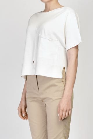 AROVESCIO Maglie Bianco da donna in T-shirt Drestige - Casamassima, commercioVirtuoso.it