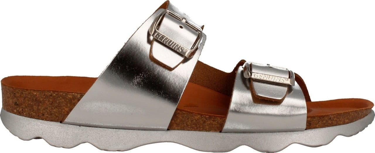 Genuins Padua Leather Argento Pelle in Ortopediche 3A Moda Mare Sport - Bellaria Igea Marina, commercioVirtuoso.it