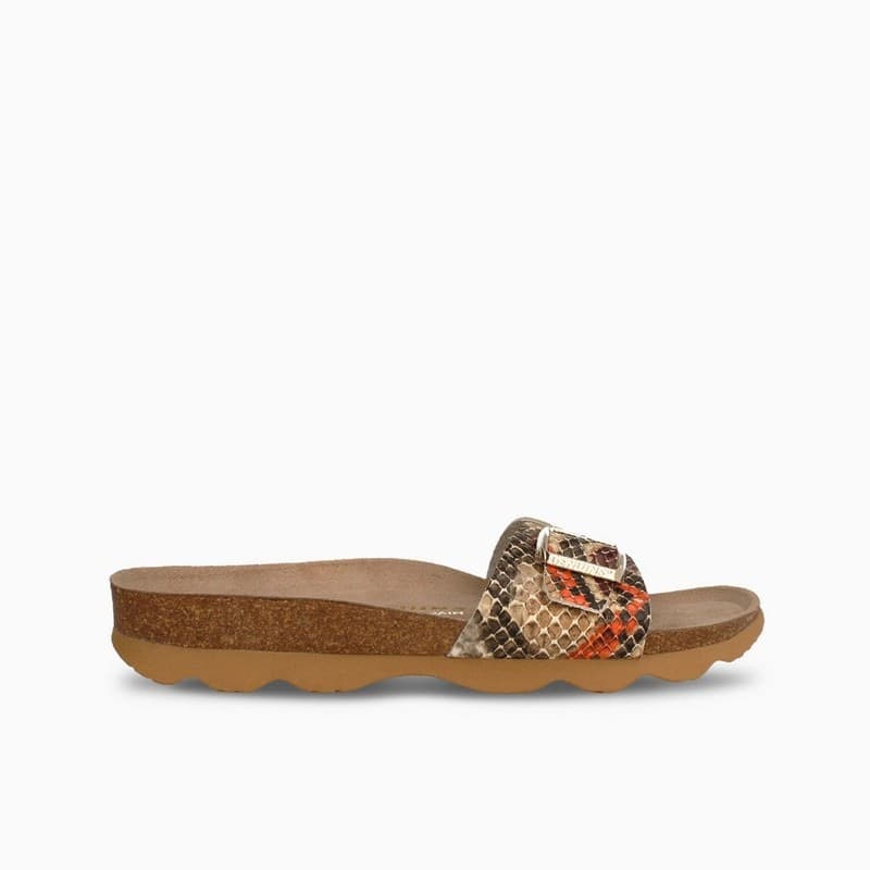 Genuins Toronto Python Fantasy Arancio PU (Polyurethan) in Cinturini di ricambio 3A Moda Mare Sport - Bellaria Igea Marina, commercioVirtuoso.it