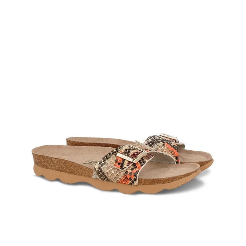 Genuins Toronto Python Fantasy Arancio PU (Polyurethan) in Cinturini di ricambio 3A Moda Mare Sport - Bellaria Igea Marina, commercioVirtuoso.it