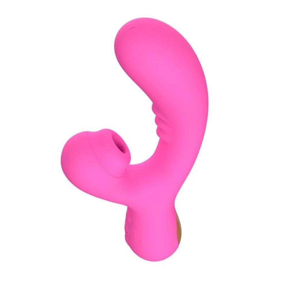 Vibratore Rabbit doppio silicone FUCSIA 22,2 cm ACTION NO.TWENTY in Vibratori G-Spot Sexy Tentazioni - Siracusa, commercioVirtuoso.it