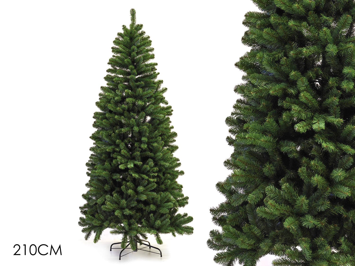 Albero 2.10mt Verde Natale