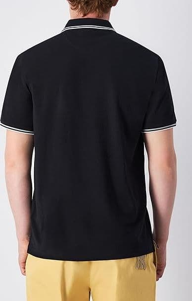 Champion POLO M/M Light Cotton Pique uomo Cotone Nero in Polo 3A Moda Mare Sport - Bellaria Igea Marina, commercioVirtuoso.it