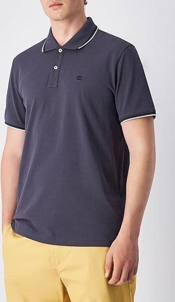 Champion POLO M/M Light Cotton Pique uomo Cotone Grigio in Polo 3A Moda Mare Sport - Bellaria Igea Marina, commercioVirtuoso.it