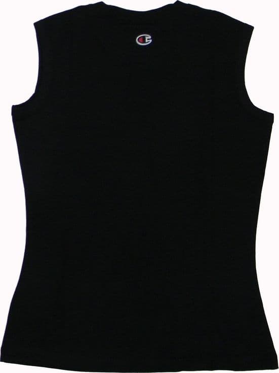 Champion TANK Fine Stretch Jersey donna Nero in T-Shirt 3A Moda Mare Sport - Bellaria Igea Marina, commercioVirtuoso.it