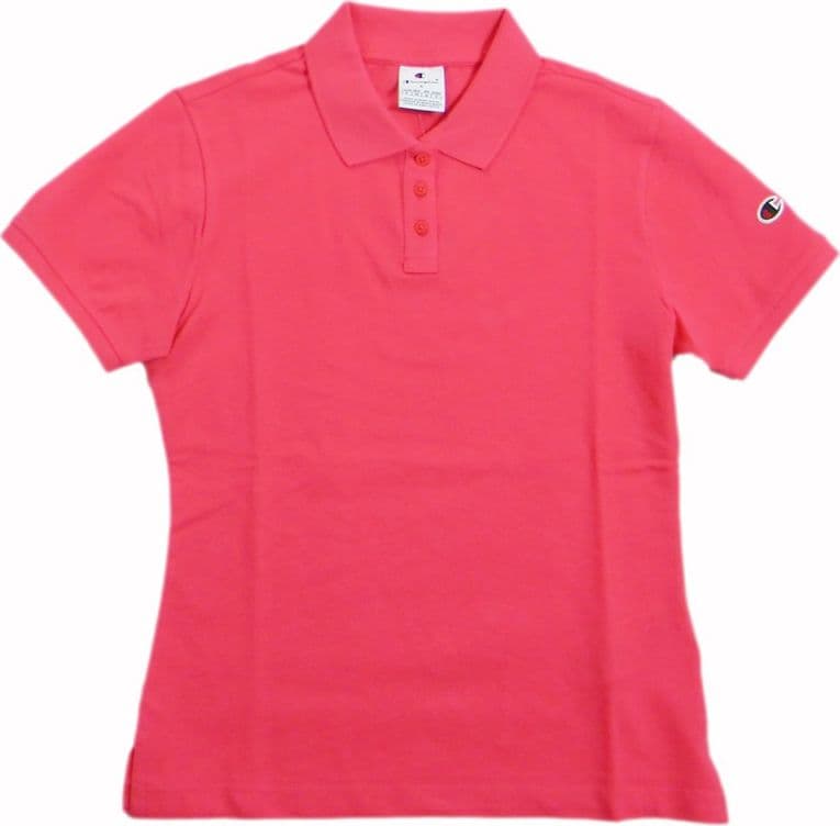 Champion POLO M/M  Light Cotton Pique donna Cotone Fuxia
