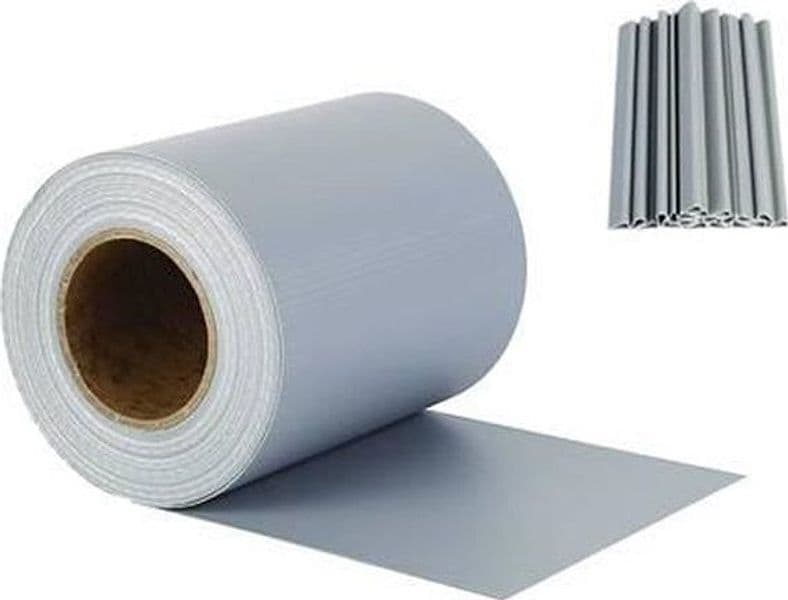 STRISCIA OMBREGGIANTE FRANGISOLE PVC + 20 CLIPS - cm.19h. X mt.35 GRIGIO CHIARO in prodotto EuroStore07 - Alatri, commercioVirtuoso.it