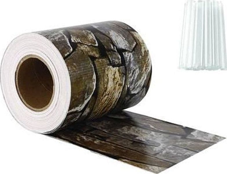 STRISCIA OMBREGGIANTE FRANGISOLE PVC + 20 CLIPS - cm.19h. X mt.35 PIETRA in prodotto EuroStore07 - Alatri, commercioVirtuoso.it