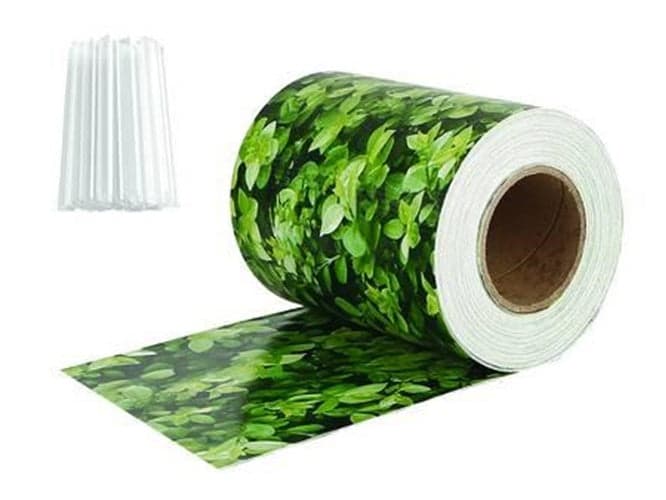 STRISCIA OMBREGGIANTE FRANGISOLE PVC + 20 CLIPS - cm.19h. X mt.35 FOGLIE in prodotto EuroStore07 - Alatri, commercioVirtuoso.it