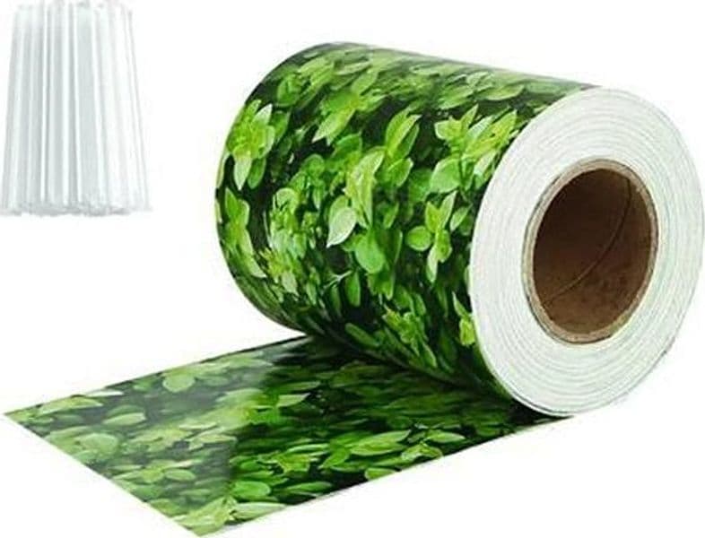 STRISCIA OMBREGGIANTE FRANGISOLE PVC + 20 CLIPS - cm.19h. X mt.35 FOGLIE in prodotto EuroStore07 - Alatri, commercioVirtuoso.it