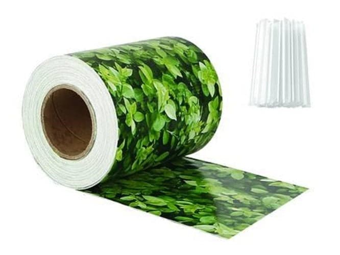 STRISCIA OMBREGGIANTE FRANGISOLE PVC + 20 CLIPS - cm.19h. X mt.35 FOGLIE in prodotto EuroStore07 - Alatri, commercioVirtuoso.it