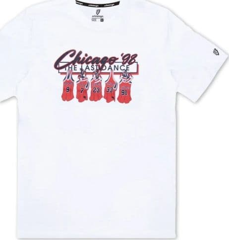 Scrimmage t-shirt Basketball uomo LAST DANCE White