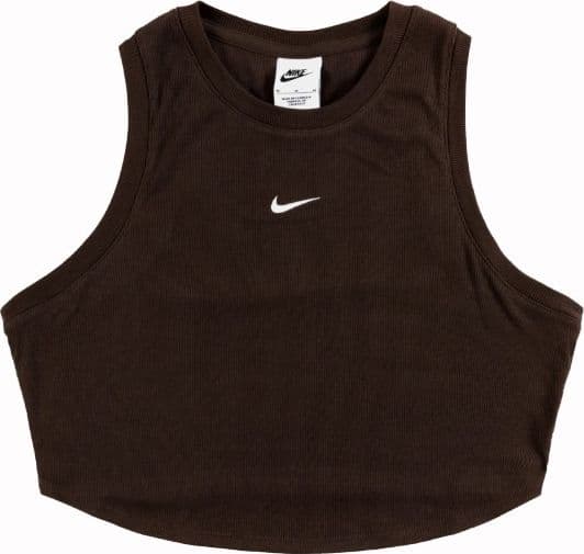 Nike Sportswear Essentials Canotta, Black/Sail, Donna