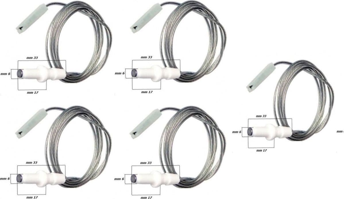 5 PZ CANDELETTA ACCENSIONE PIEZO ADATTA FRANKE CUCINA A GAS H 1523 1980290 13.2 in prodotto EuroStore07 - Alatri, commercioVirtuoso.it