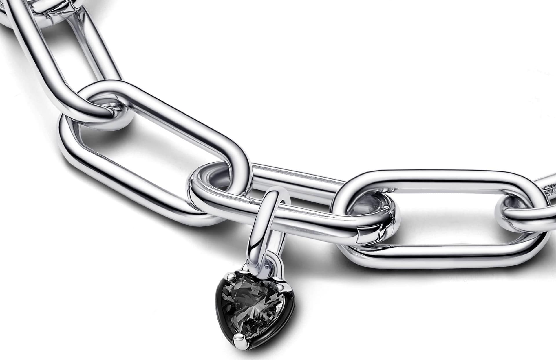 PANDORA ME - Charm Mini Pendente Black Chakra Heart in Bead Charm Alba Gioielli - Casoria, commercioVirtuoso.it