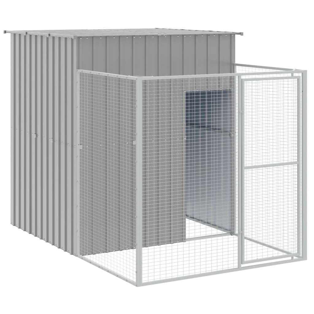 Cuccia Casetta per Cani Gatti Corsa Grigio Chiaro 165x251x181 cm Acciaio Zincato in Casette per cani Esplodia - Napoli, commercioVirtuoso.it