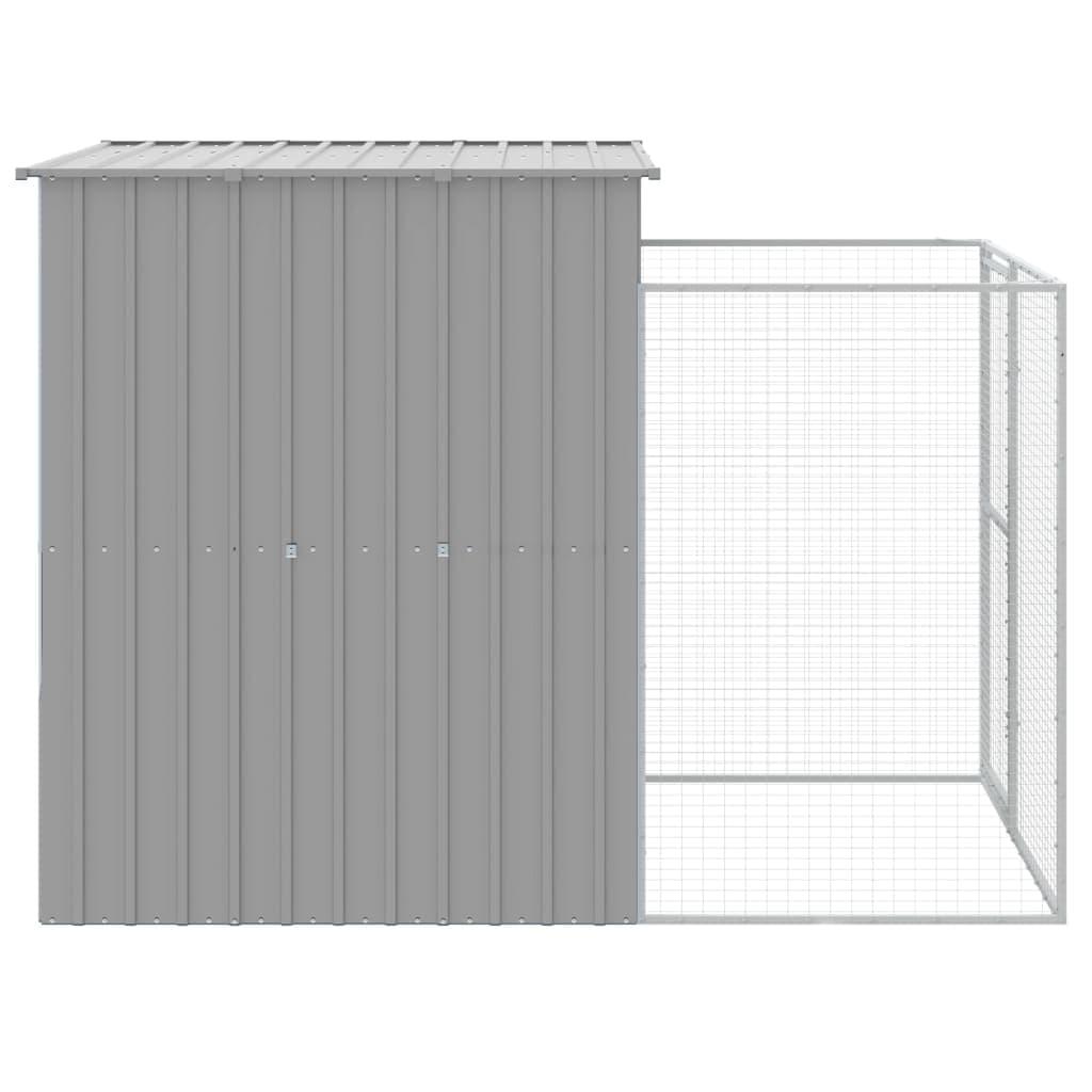 Cuccia Casetta per Cani Gatti Corsa Grigio Chiaro 165x251x181 cm Acciaio Zincato in Casette per cani Esplodia - Napoli, commercioVirtuoso.it