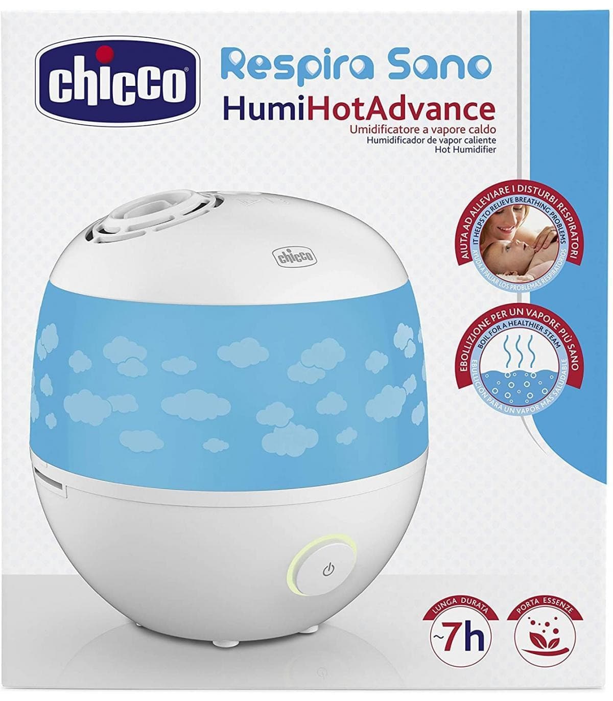 Respira Sano Chicco Umidificatore Vapore Caldo in Umidificatori Centro Bimbo - Siderno, commercioVirtuoso.it